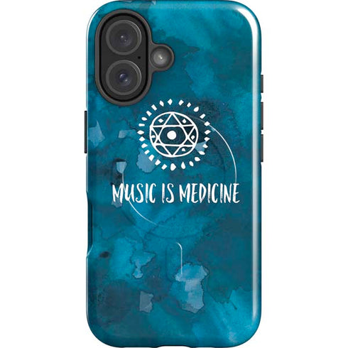Music is Medicine iPhone 16 Plus Magsafe Impact Case